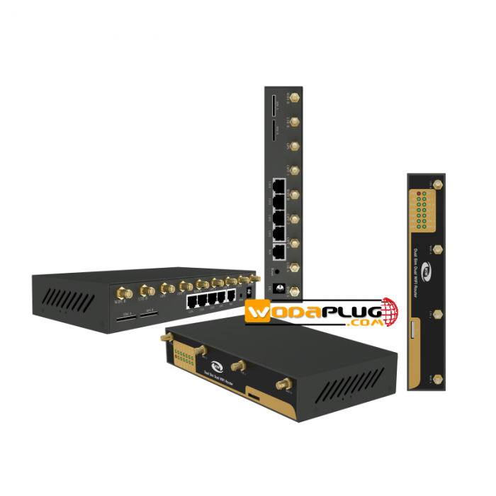 -Wodaplug Dual SIM 5G 4G LTE-A dual module router MTK7621,4*LAN